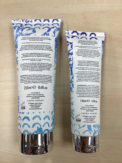 New Sealed Set Of 2 Laura Ashley Samphire Sea Minerals Body Lotion Hand Nail Cream