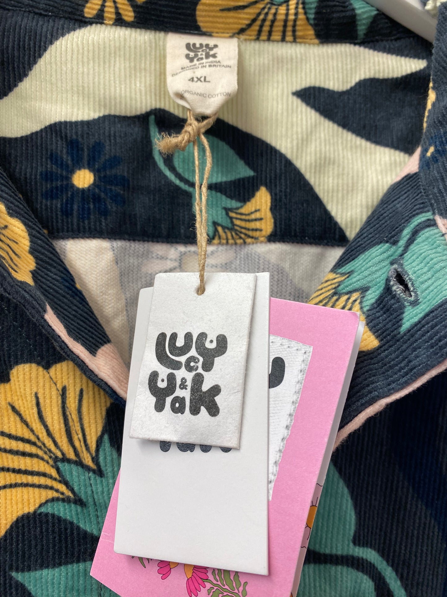 BNWT Lucy and Yak Carmen Jumpsuit Organic Corduroy Skylar Size 4XL