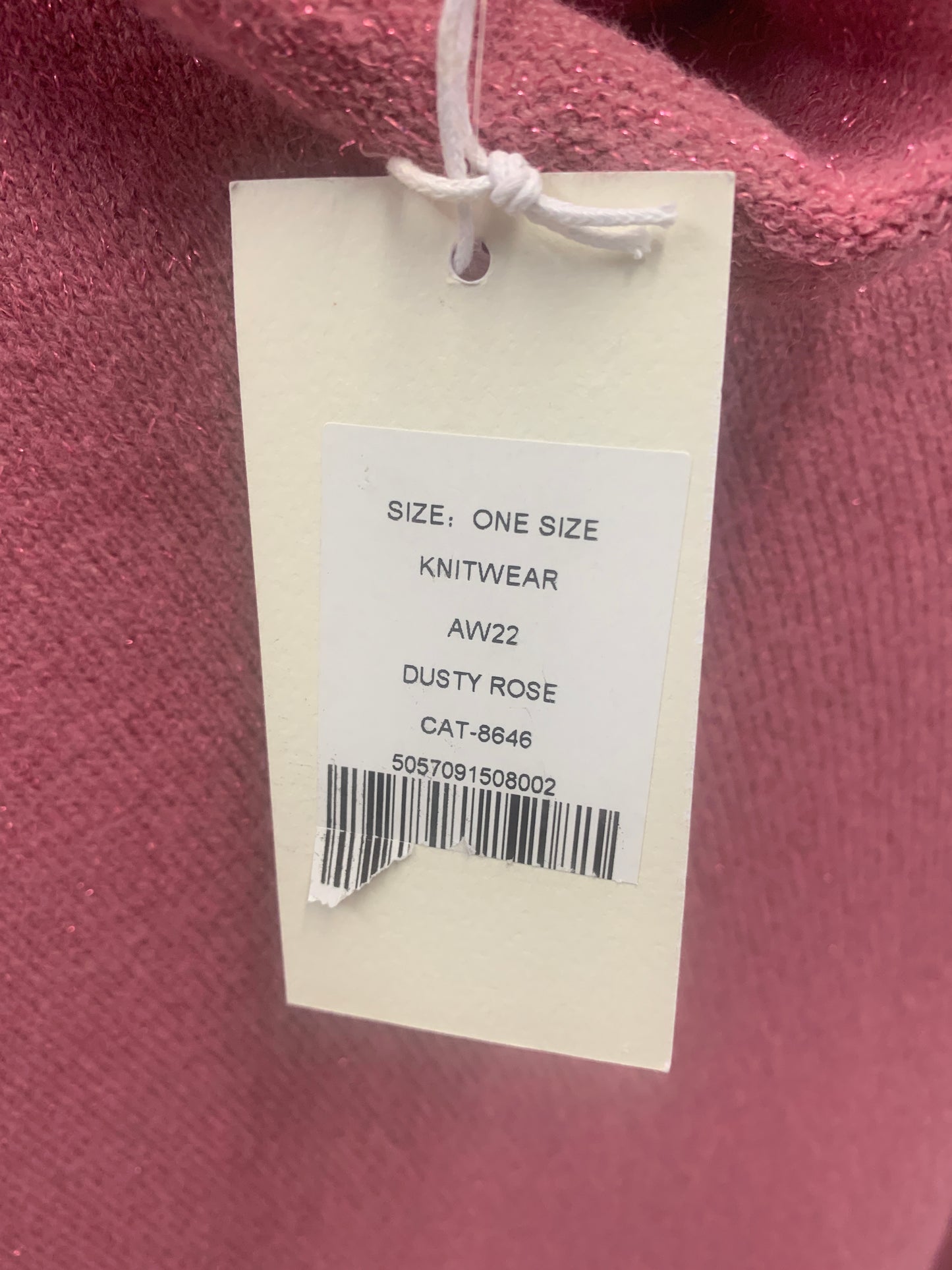 BNWT First Avenue Dusty Rose Ponshawl One Size