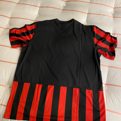 Nike Dri-Fit Football Top Red Black Stripe XXL BNWT