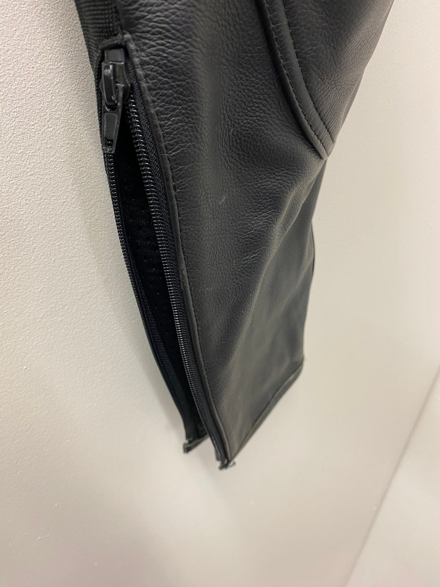 Akito Body Guard CE Protection Leather Biker Trousers Black Size 14