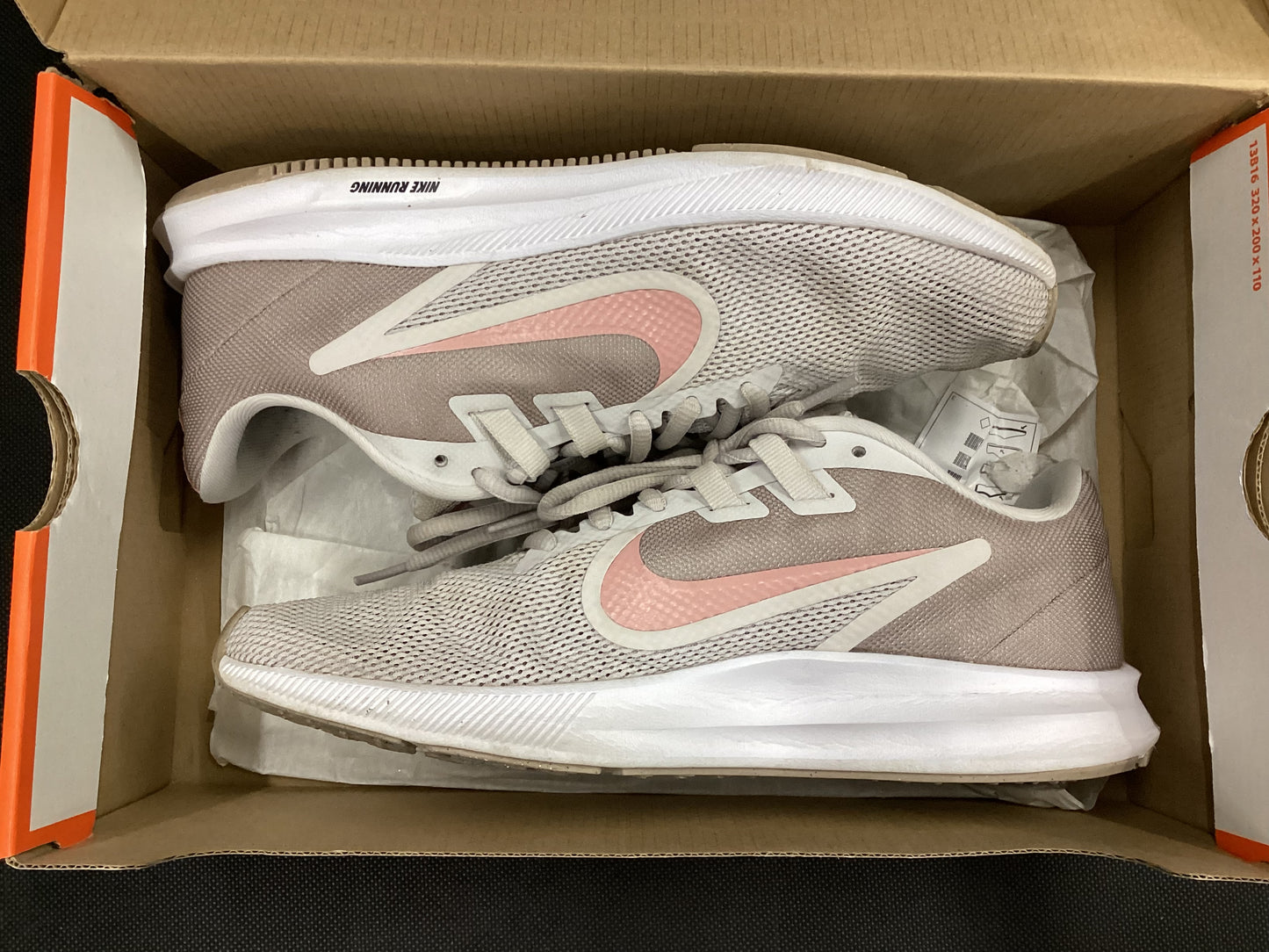 Nike Downshifter Grey w/ Pink Trainers Size 6