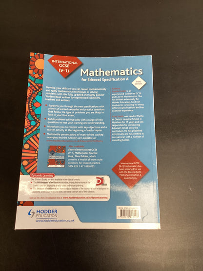Mathematics for Edexcel Specification A - Alan Smith and Sophie Goldie