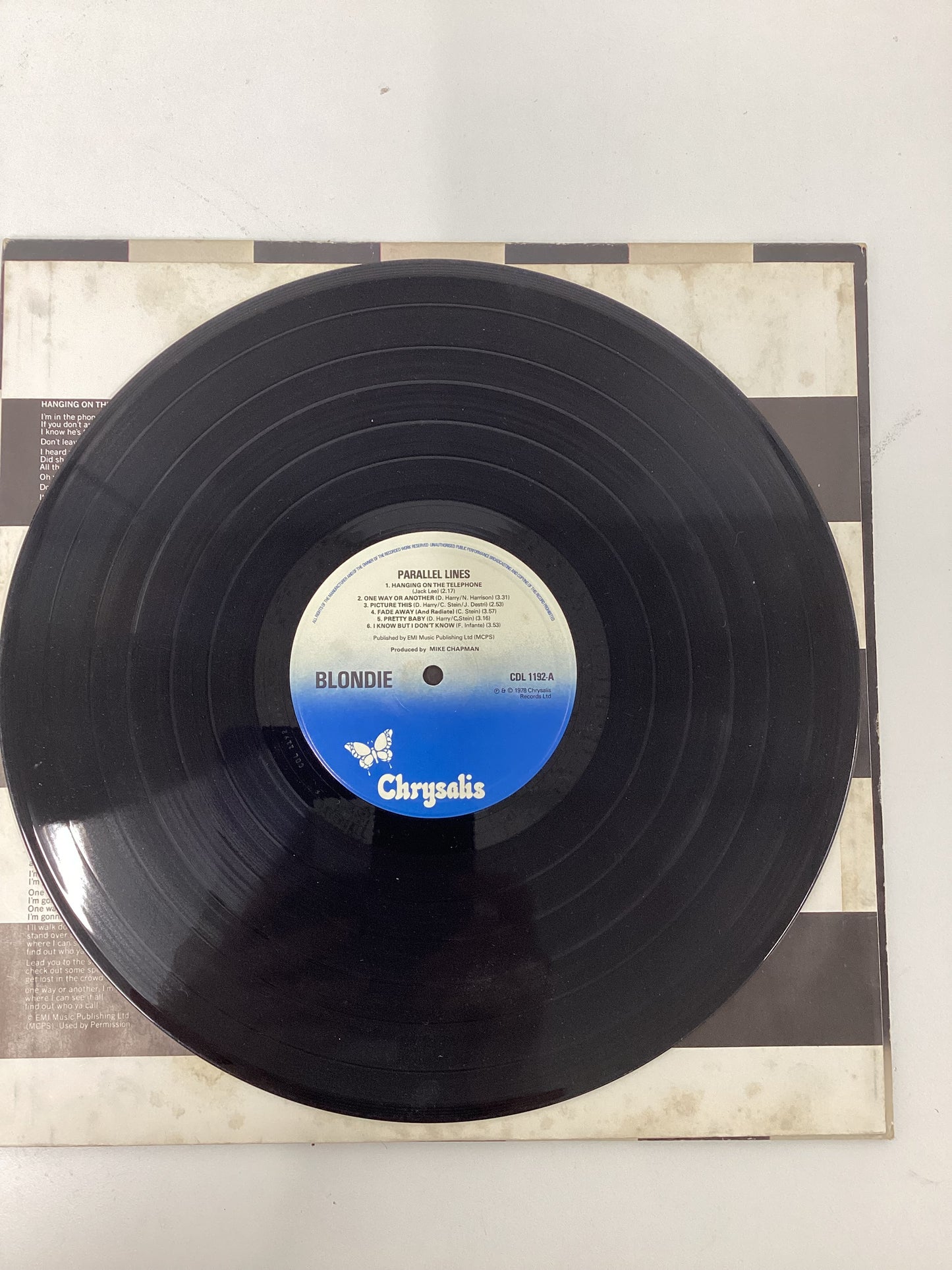 Blonde Parallel Lines LP