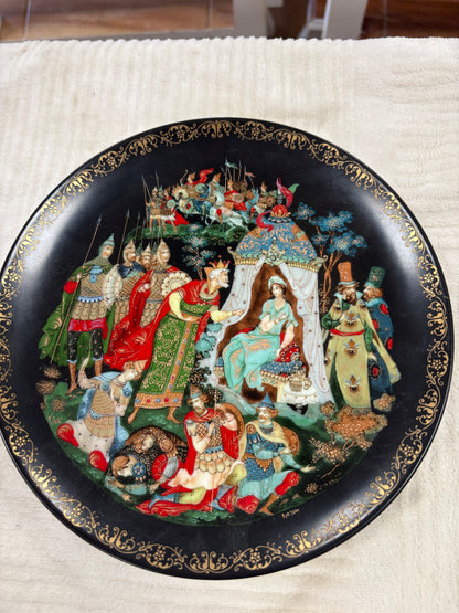 10x Vintage Tianex Russian Legends Collector Plates