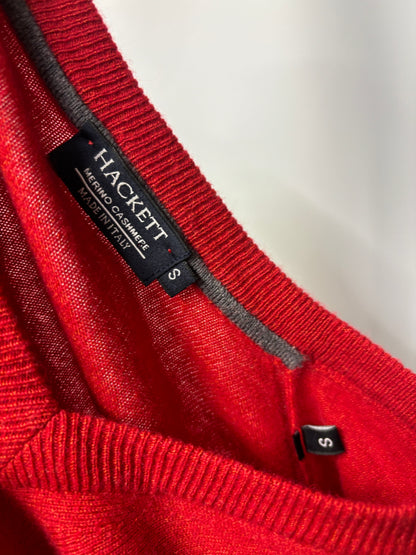 Hackett Red Wool Jumper S