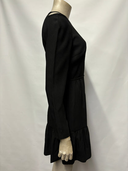 Club Monaco Black Cold Shoulder Dress XS