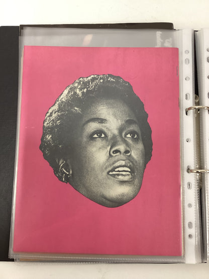 21 Vintage Jazz Programmes In Folder