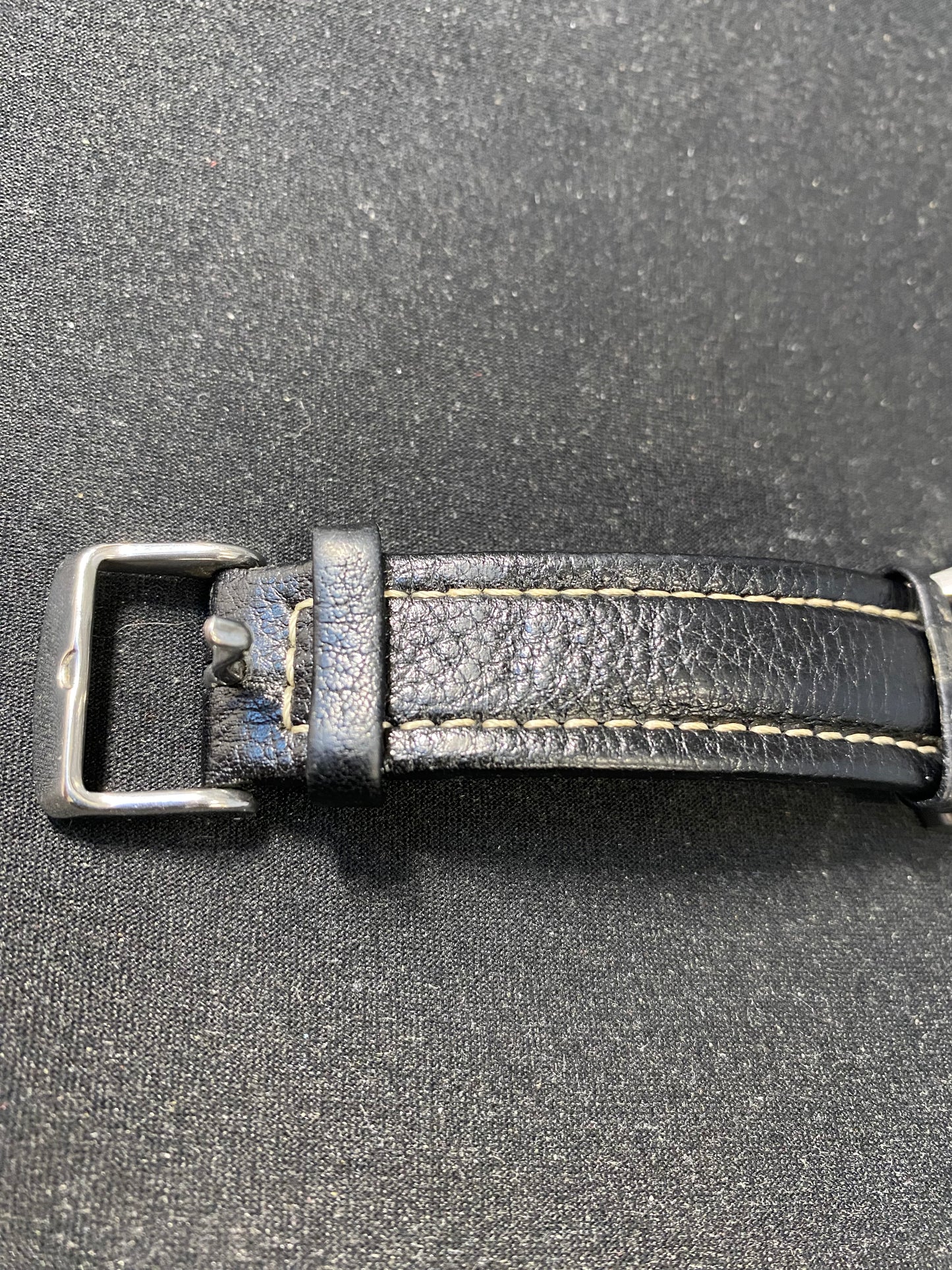 Archimede Pilot Sapphire Crystal Automatic Wrist Watch with Black Leather Strap