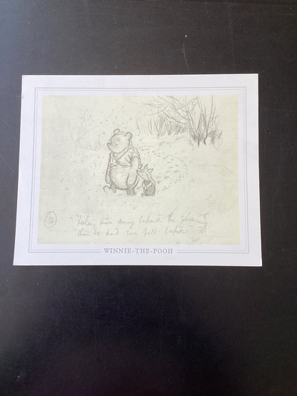 Set of 4 Winnie the Pooh Prints