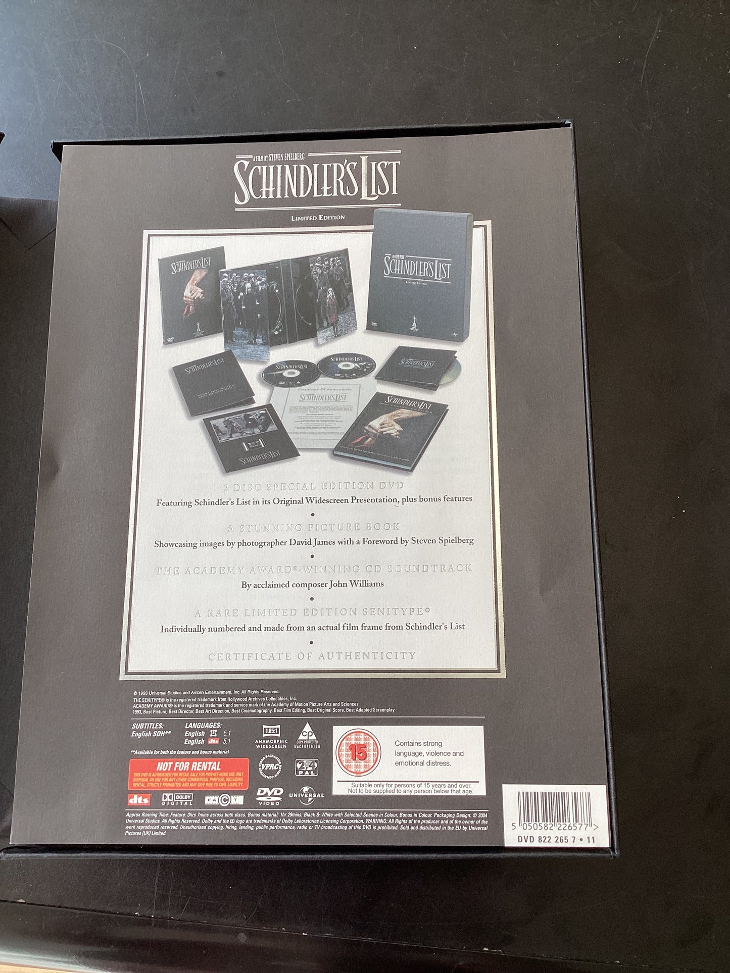 Schindler’s List  Limited Edition Media Box Set