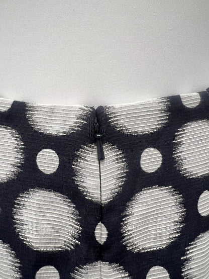 Jacques Vert Black White Midi Skirt Size 8 BNWT