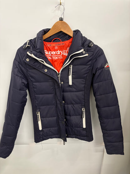 Superdry Women’s Fuji Double Zip Hooded Jacket Size XS