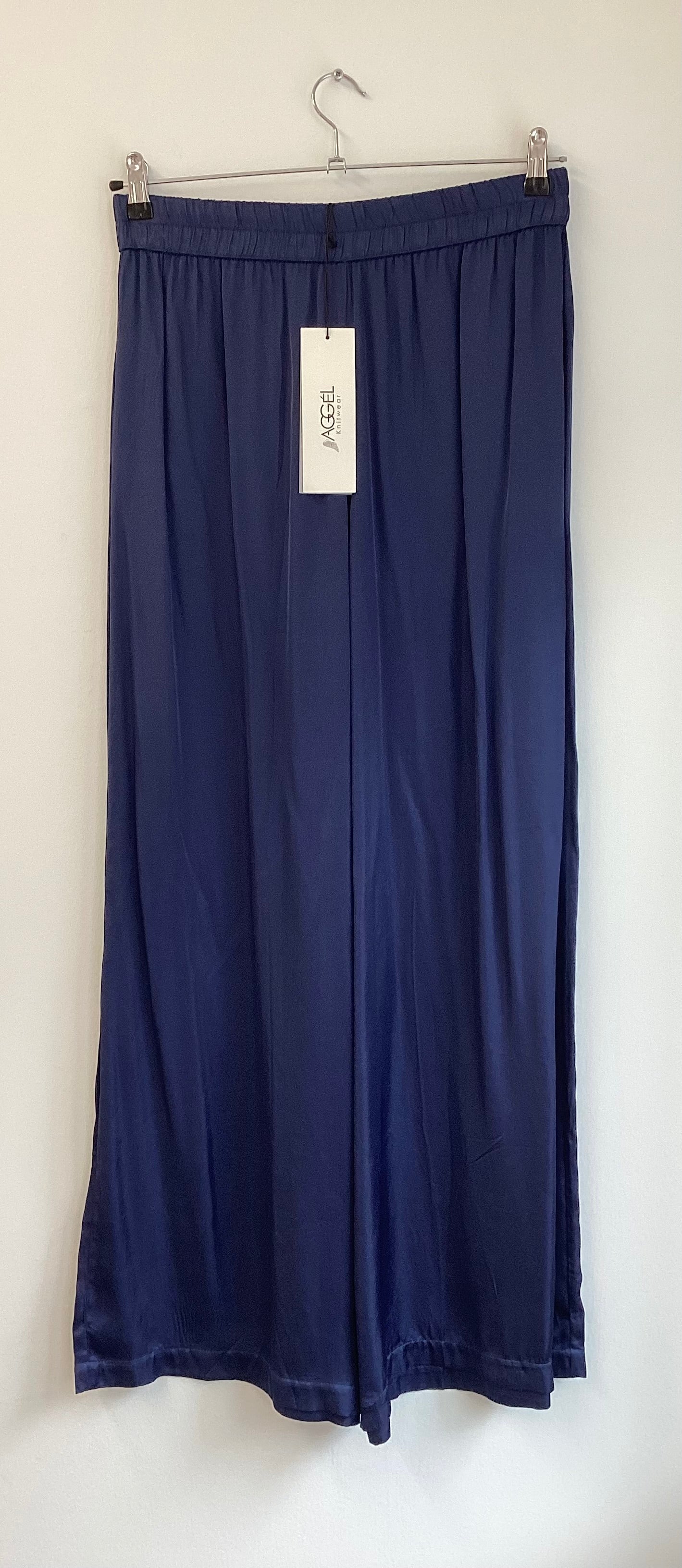 Aggel Knitwear, Blue, Wide Leg Trouser, Size XL, BNWT, Brand New With Tags