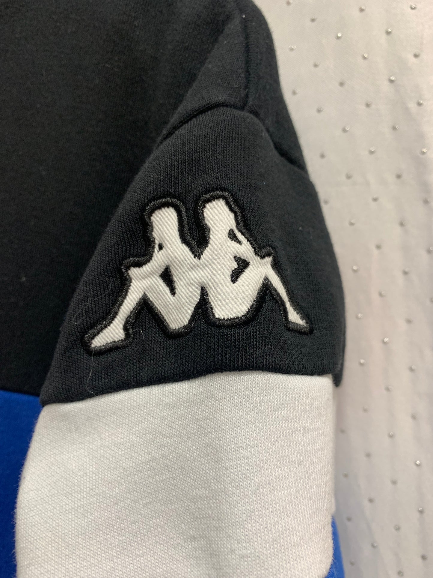 Large Blue and Black Kappa Hoodie