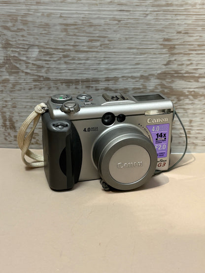 Canon PowerShot G3 Digital Camera (Untested/No Battery)