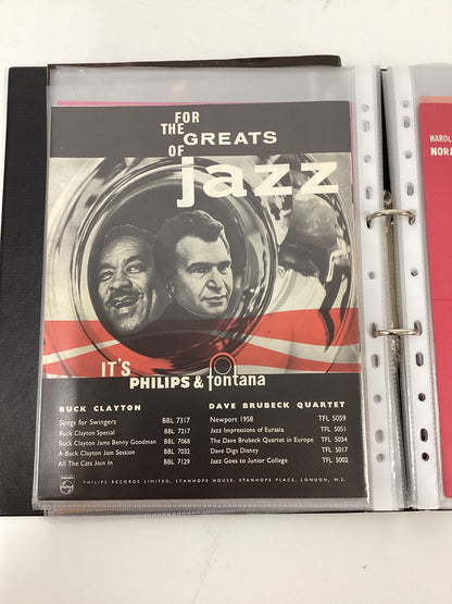 21 Vintage Jazz Programmes In Folder