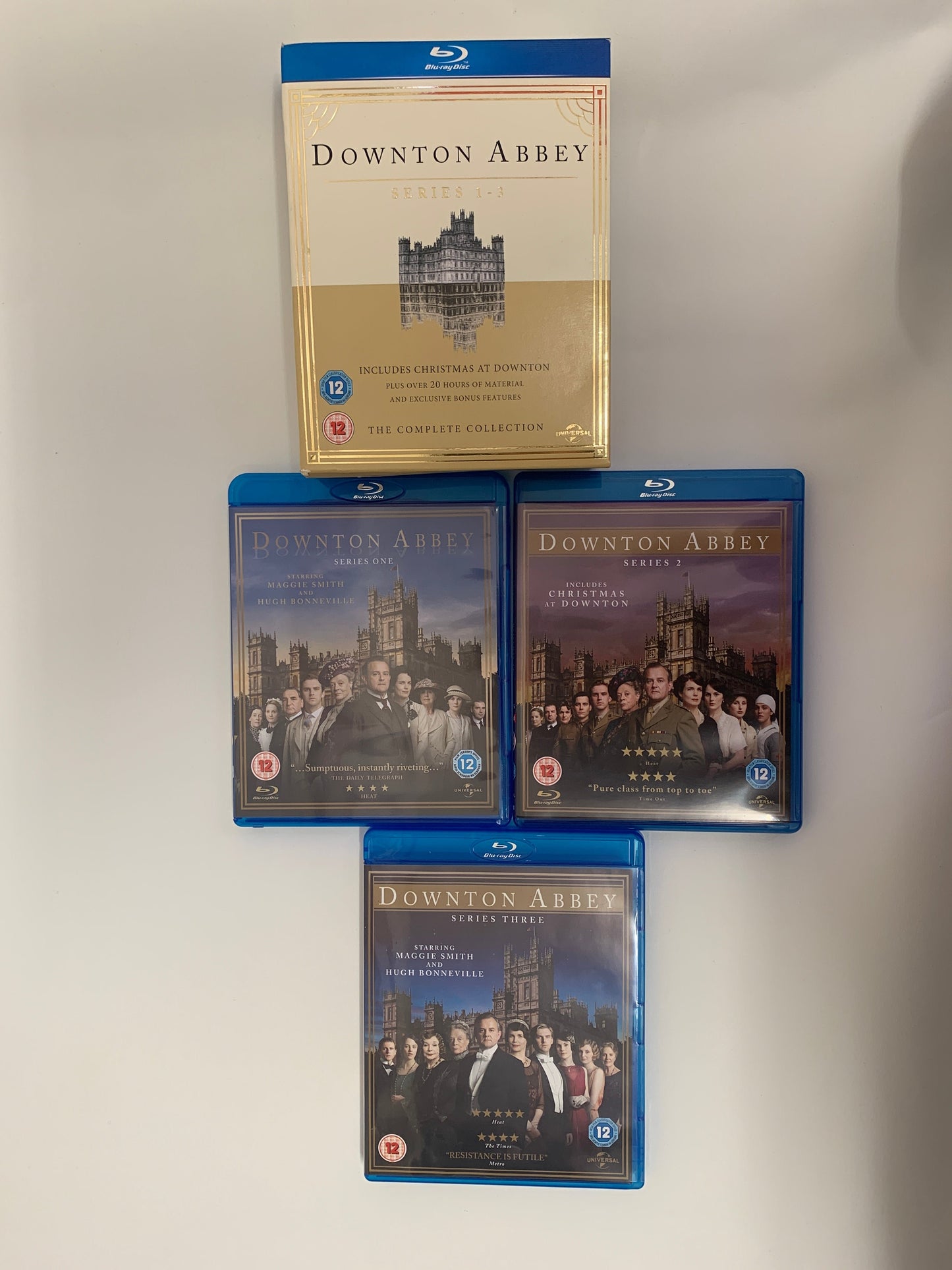 Downton Abbey Blu-Ray Box Set Series 1-3 + Christmas at Downton