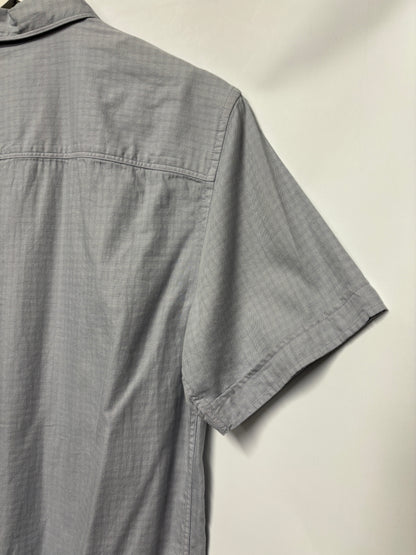 Allsaints Light Blue Sanborn Short Sleeve Shirt XS BNWT