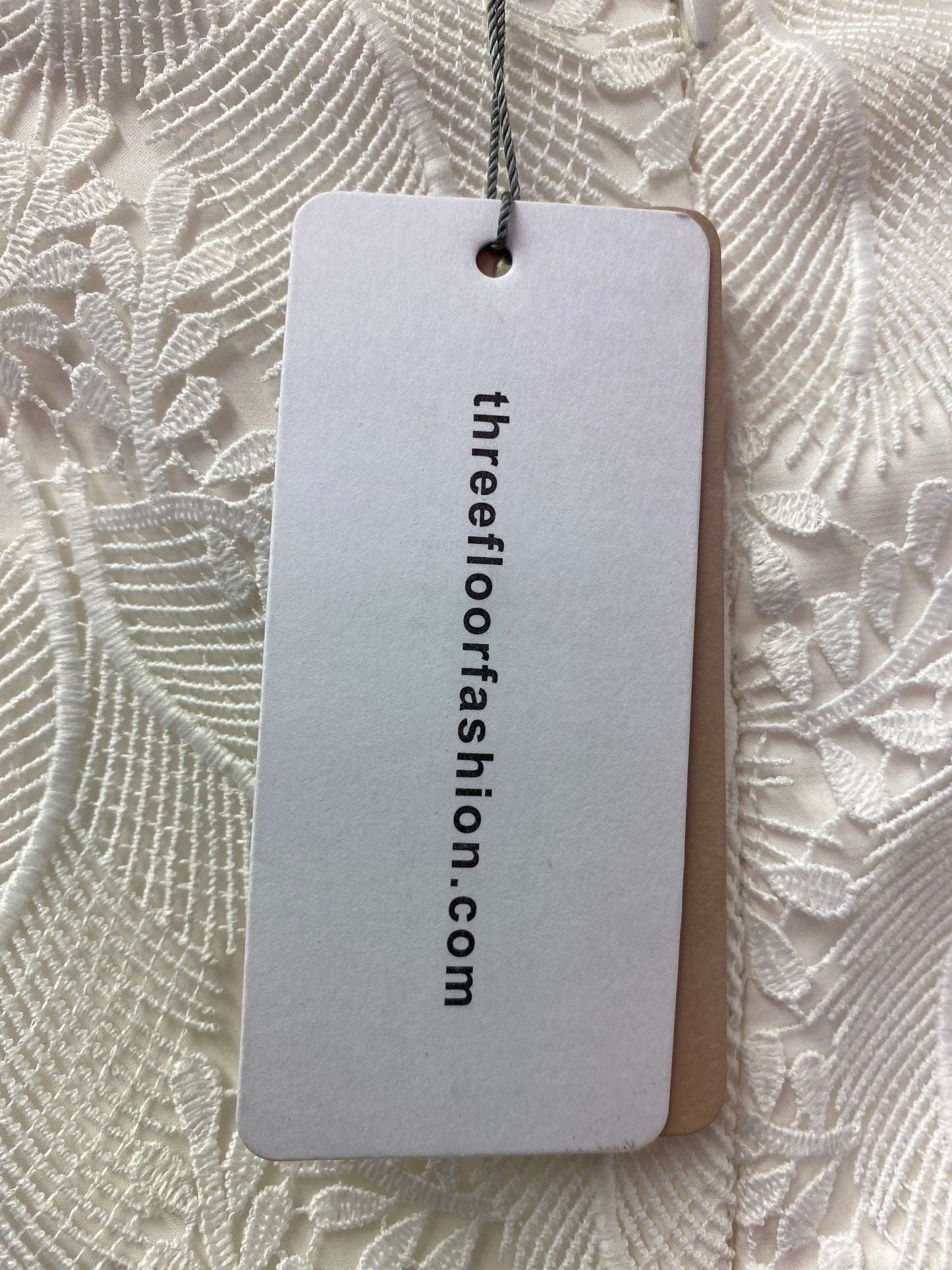 BNWT Three Floor Cream Lace Dress Size 12