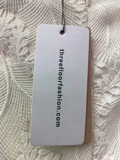 BNWT Three Floor Cream Lace Dress Size 12