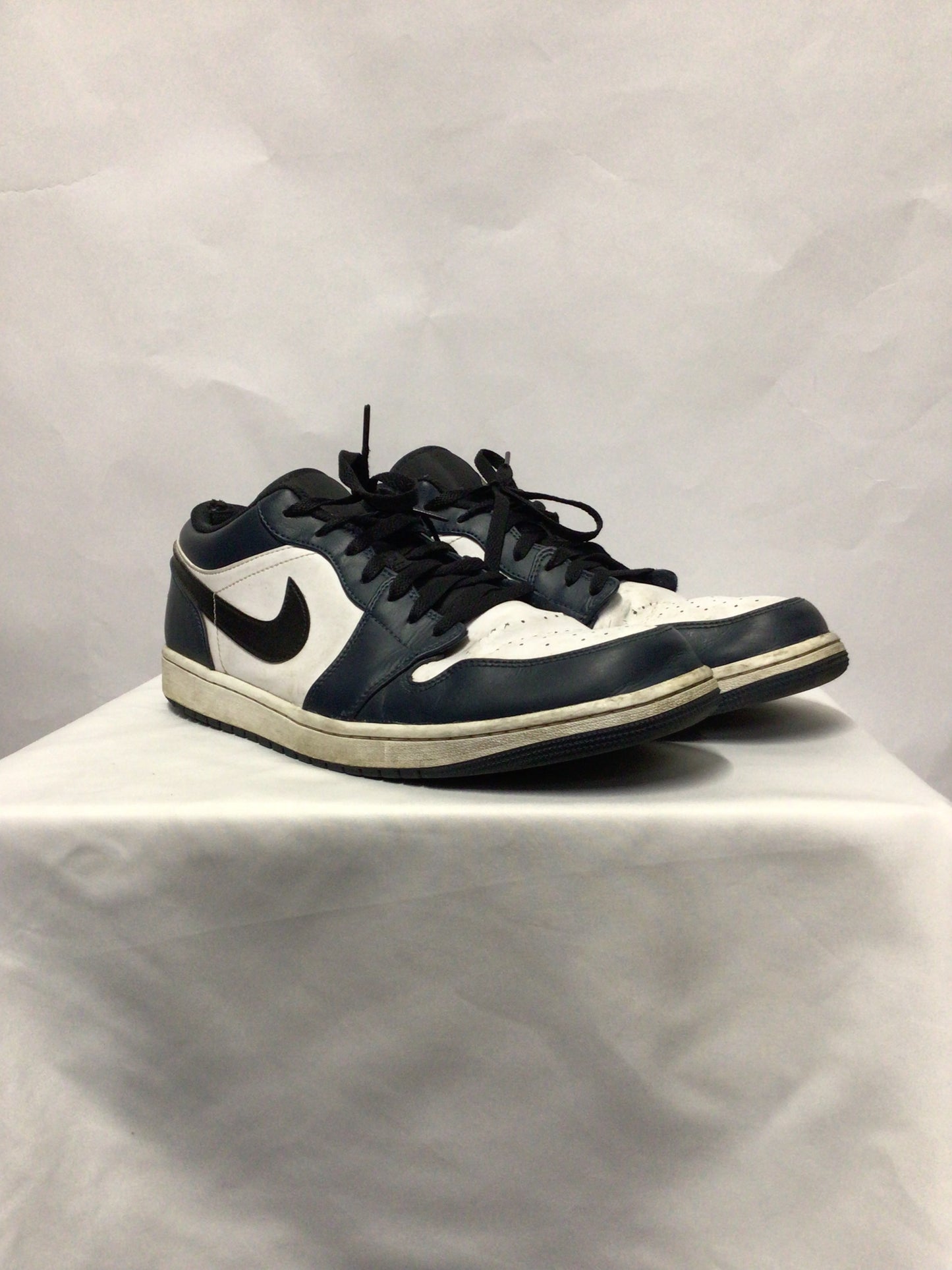 Nike Air Jordan 1 Navy Low Trainers 14