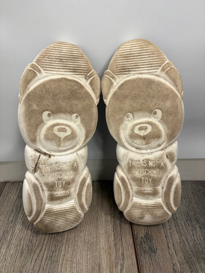 Moschino Black Slip-On Trainers Size 6.5 (EU 40)