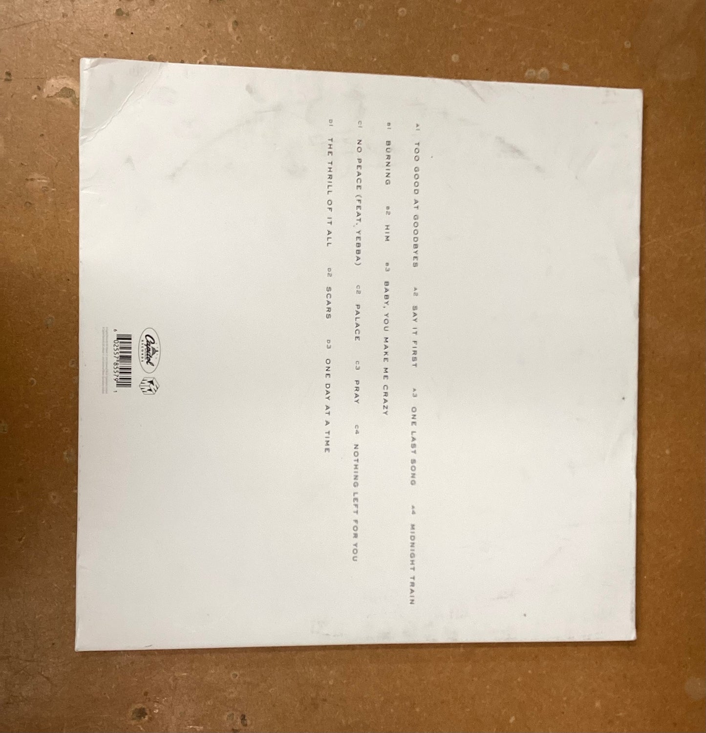 Capitol Records, The Thrill Of It All, Vinyl Record, Sam Smith