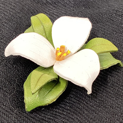 Trillium Ontario Floral Emblem Lapel Pin