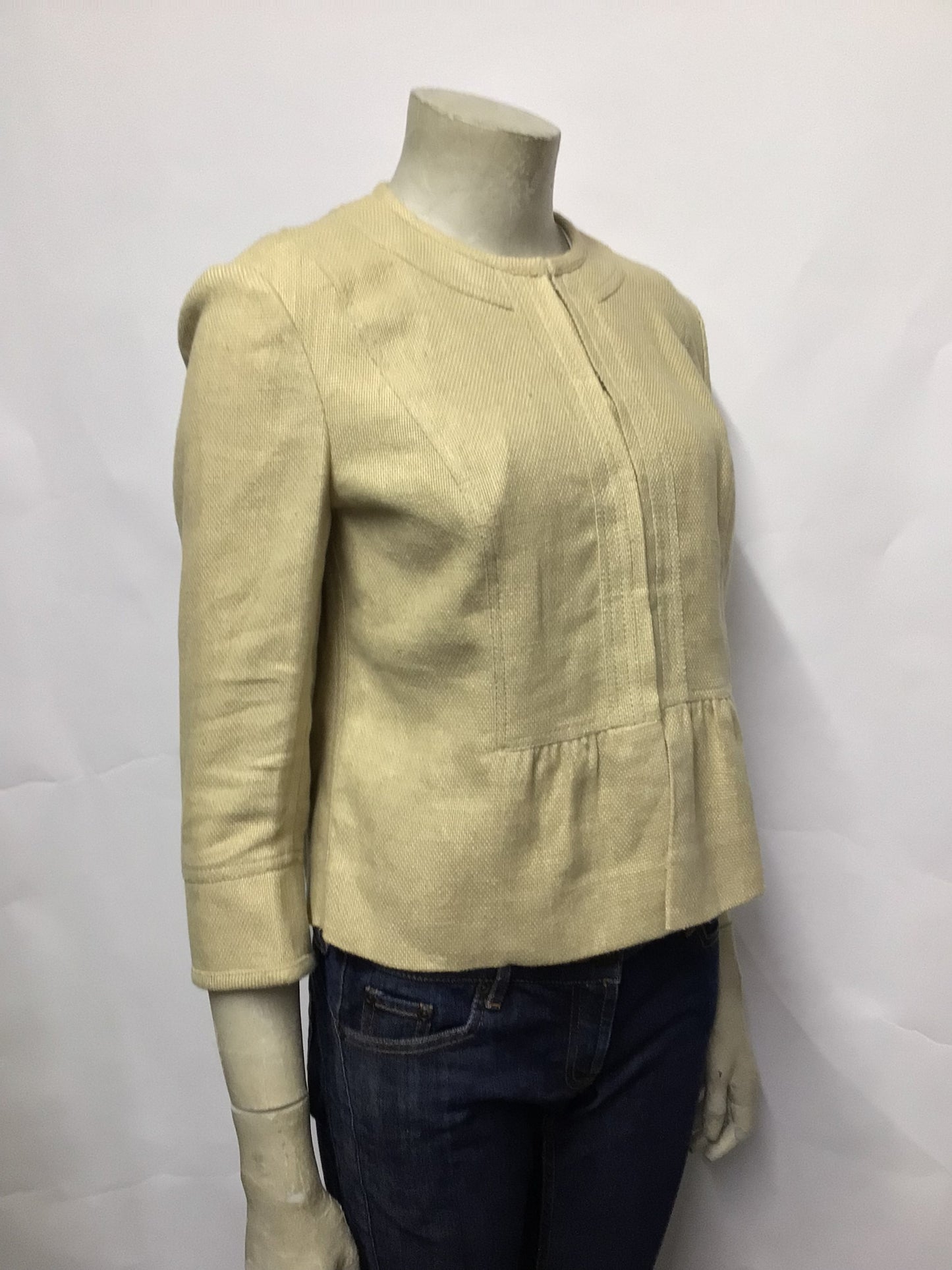 Valentino Roma Beige Linen Jacket 10/42