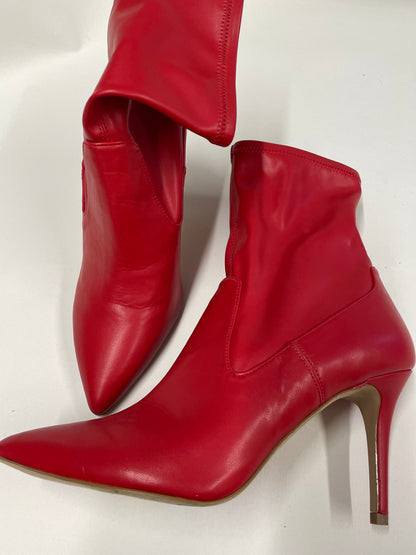 Faith Red Ankle Boots Size 7