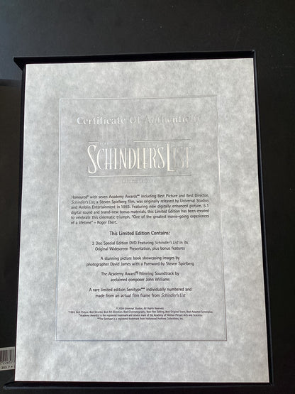 Schindler’s List  Limited Edition Media Box Set