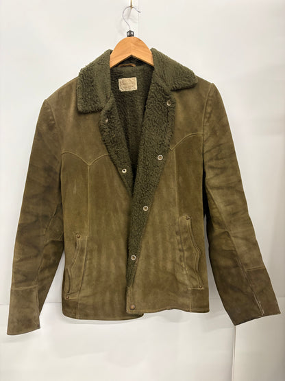 Vintage 1970s Pioneer Wear Men’s Suede Jacket - Tagged Size 38
