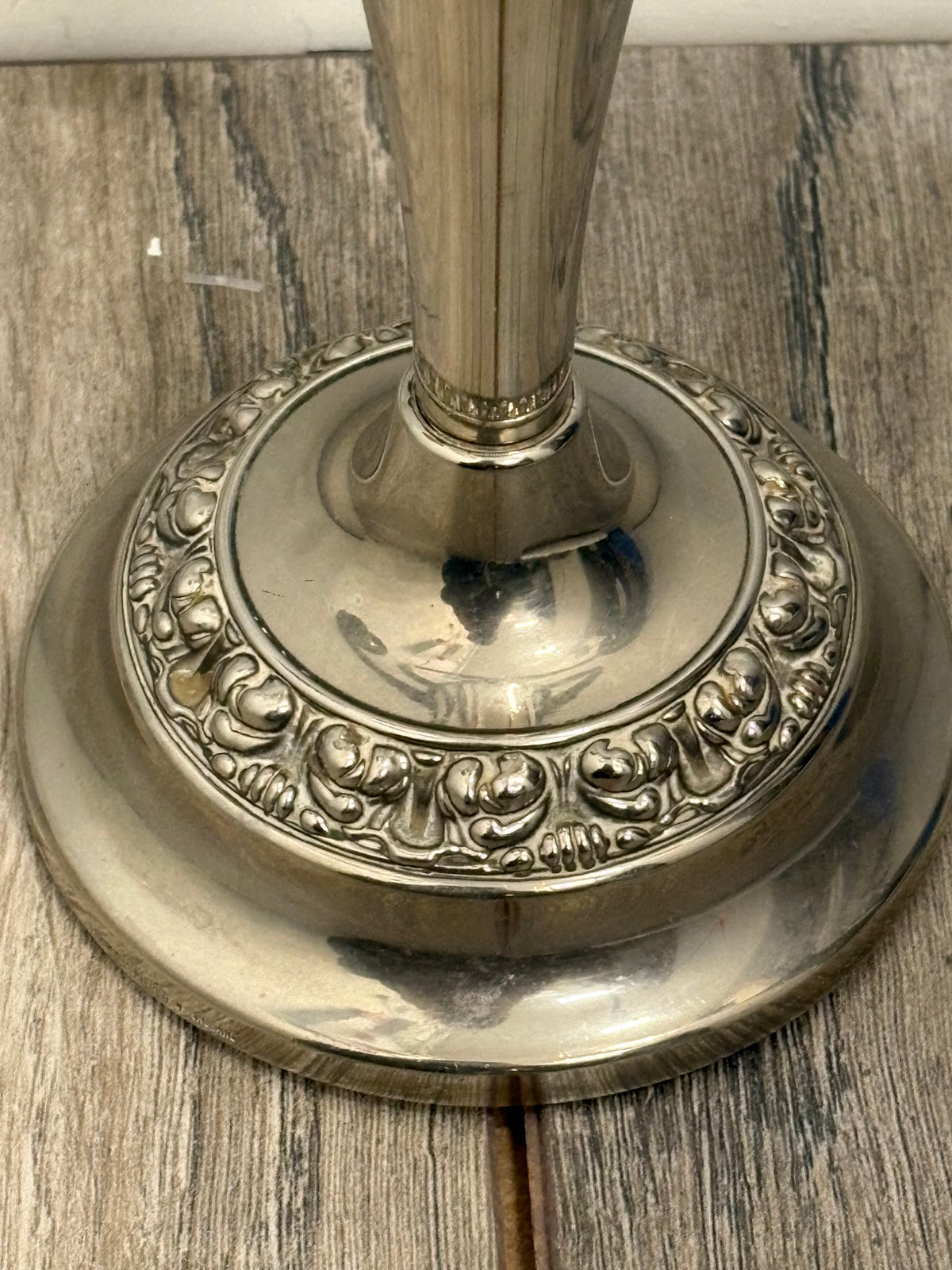 Vintage Ianthe Silver-Plated 3-Arm Candelabra