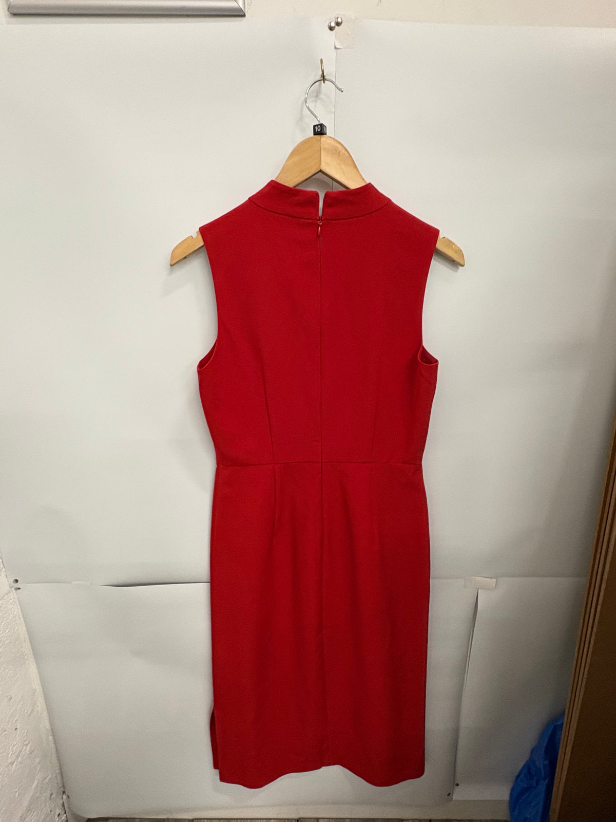 French Connection Red Echo Crepe Mock Neck Dress Size 10 - BNWT