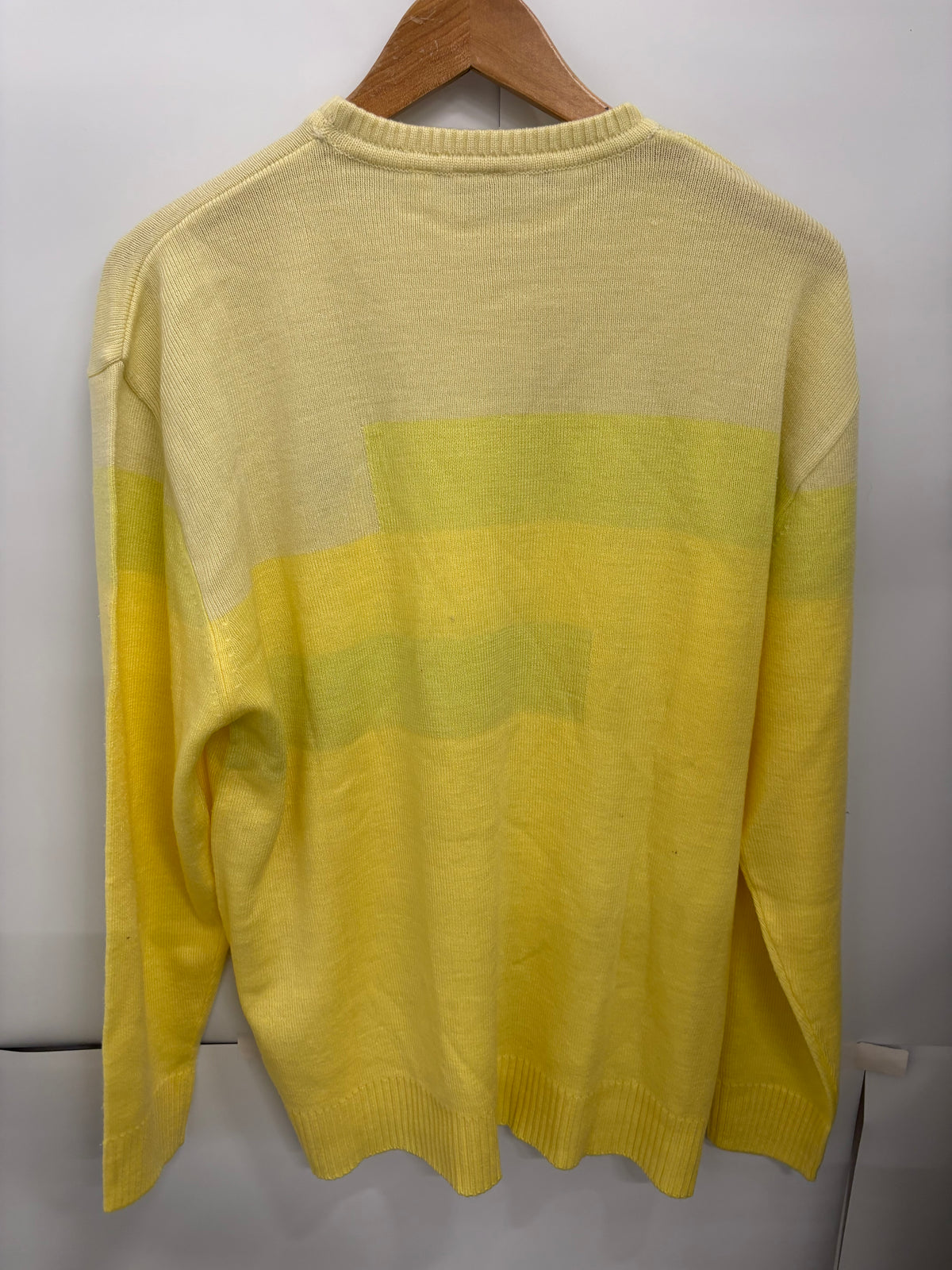 Lacoste Vintage Yellow Knitted Mens Jumper UK Size XL - BNWT