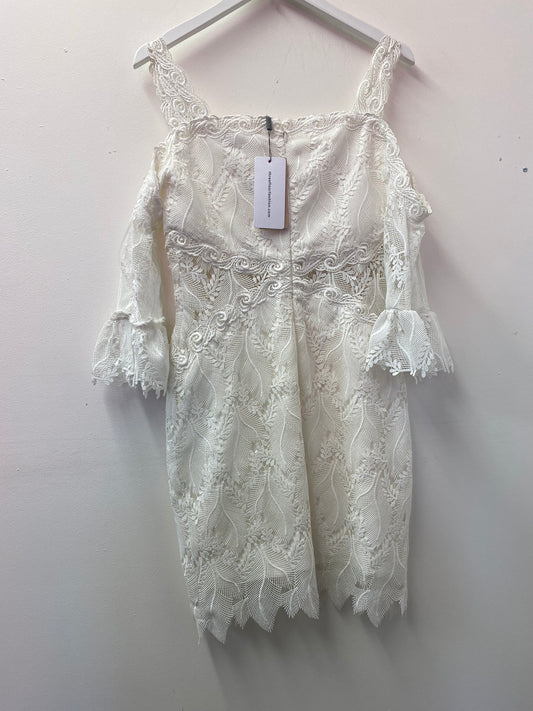 BNWT Three Floor Cream Lace Dress Size 12