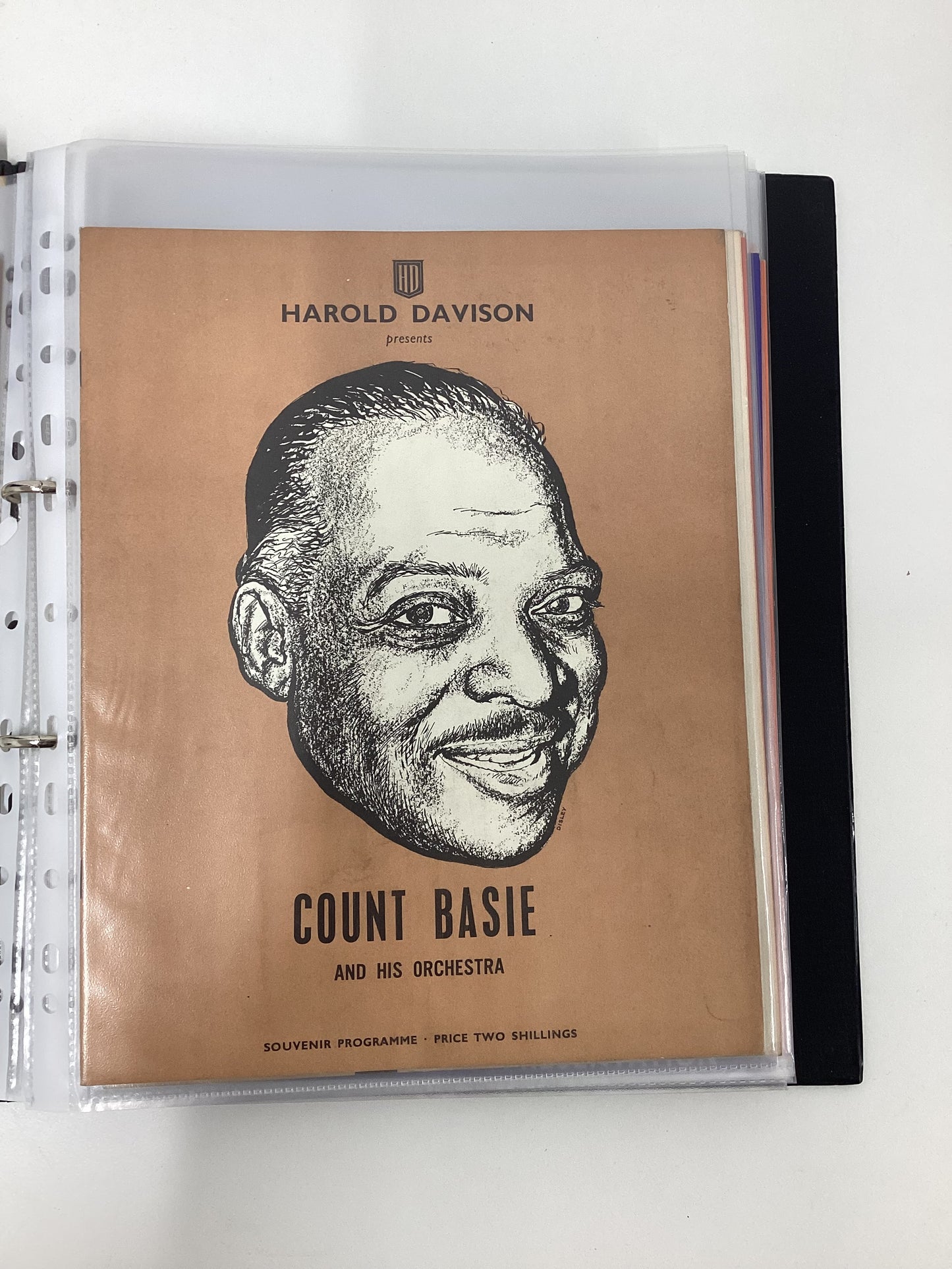 21 Vintage Jazz Programmes In Folder