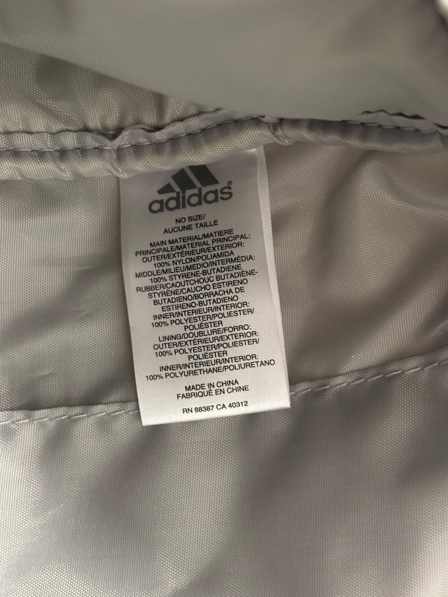 Adidas Stella McCartney White/Yellow Mesh Tote Bag