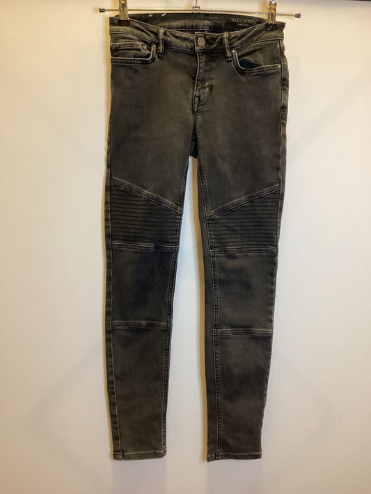 All Saints Biker Grey Skinny Jeans W26