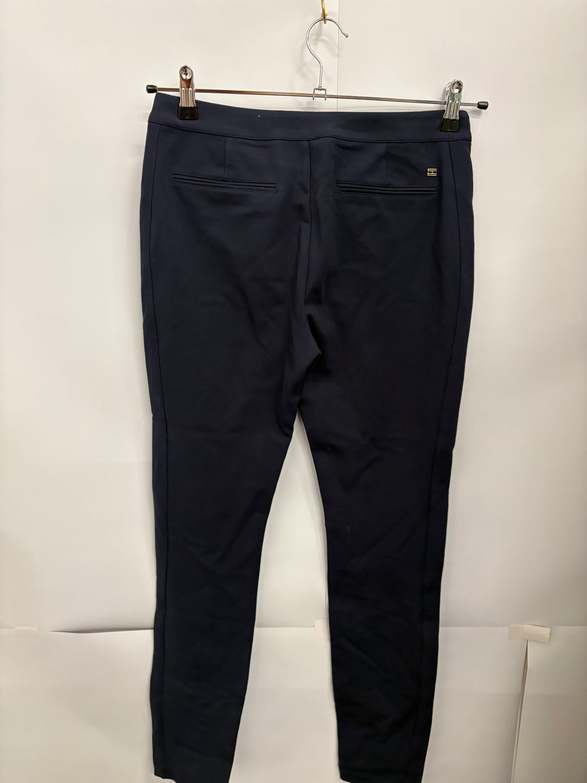 Tommy Hilfiger Womens Navy Heritage Skinny Fit Trousers Size 6 - BNWT