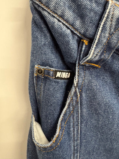 Minga London Women’s Lace-Up Patch Jeans W30