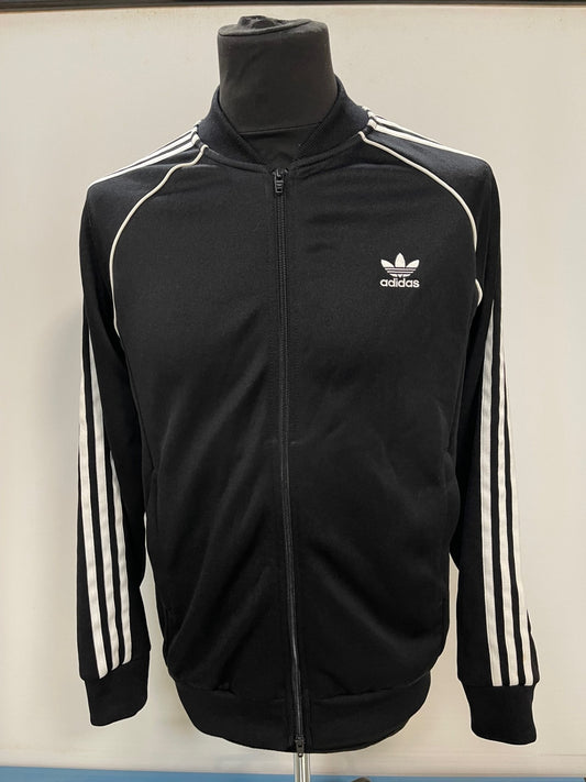 Adidas Black Superstar Track Jacket Large
