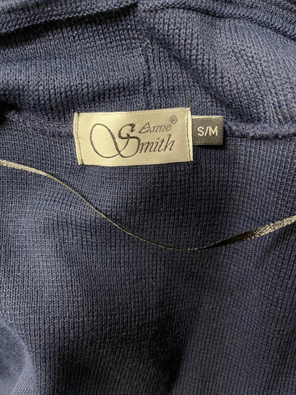 Anne Smith Blue Cardigan Size S/M