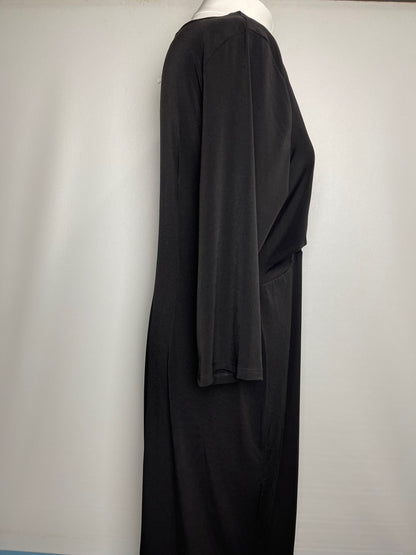 BNWT Anthology Black Midi Dress Size 20