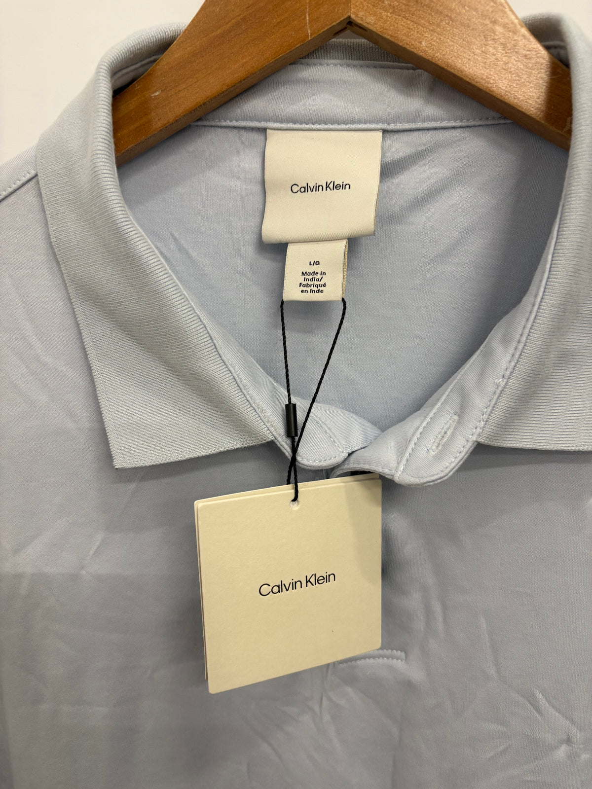 Calvin Klein Supima Cotton Mens Polo Shirt Size L - BNWT
