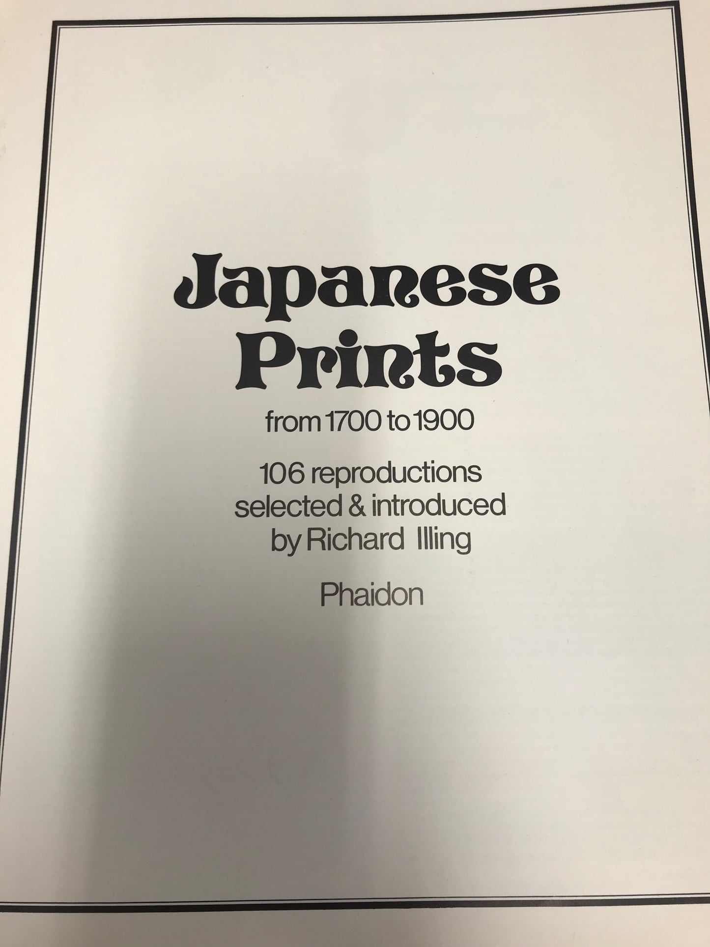 Phaidon Japanese Prints Book