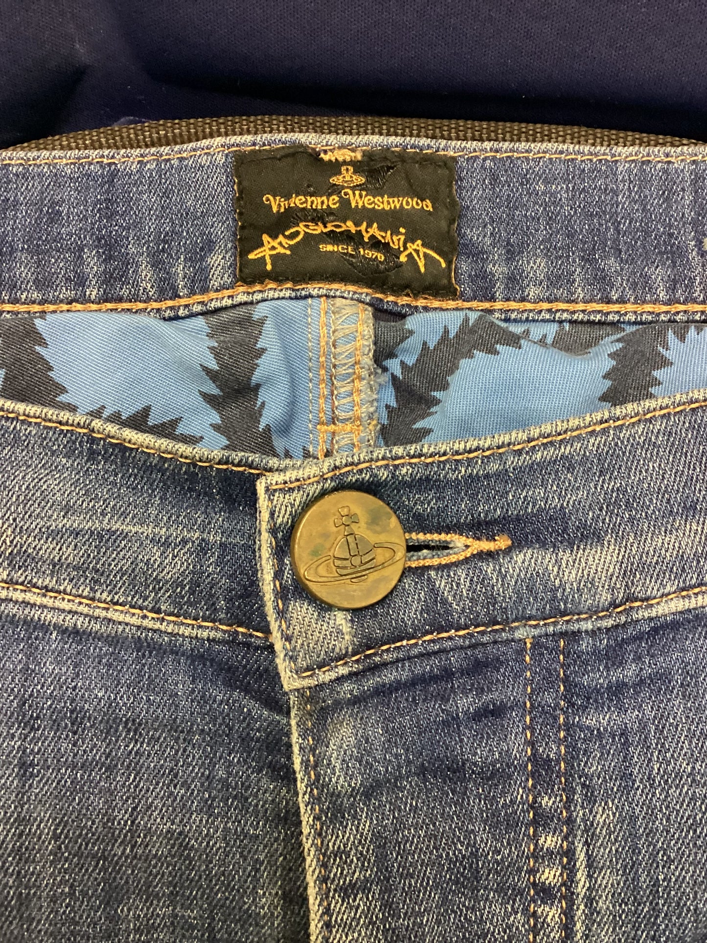 Vivienne Westwood Anglomania Mens Blue Denim Jeans W34