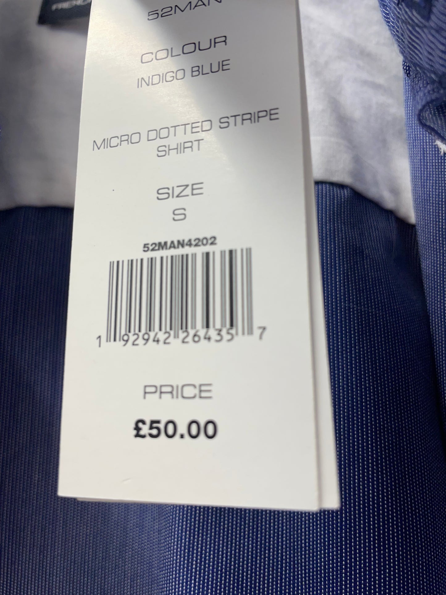 BNWT French Connection Shirt Blue Size S