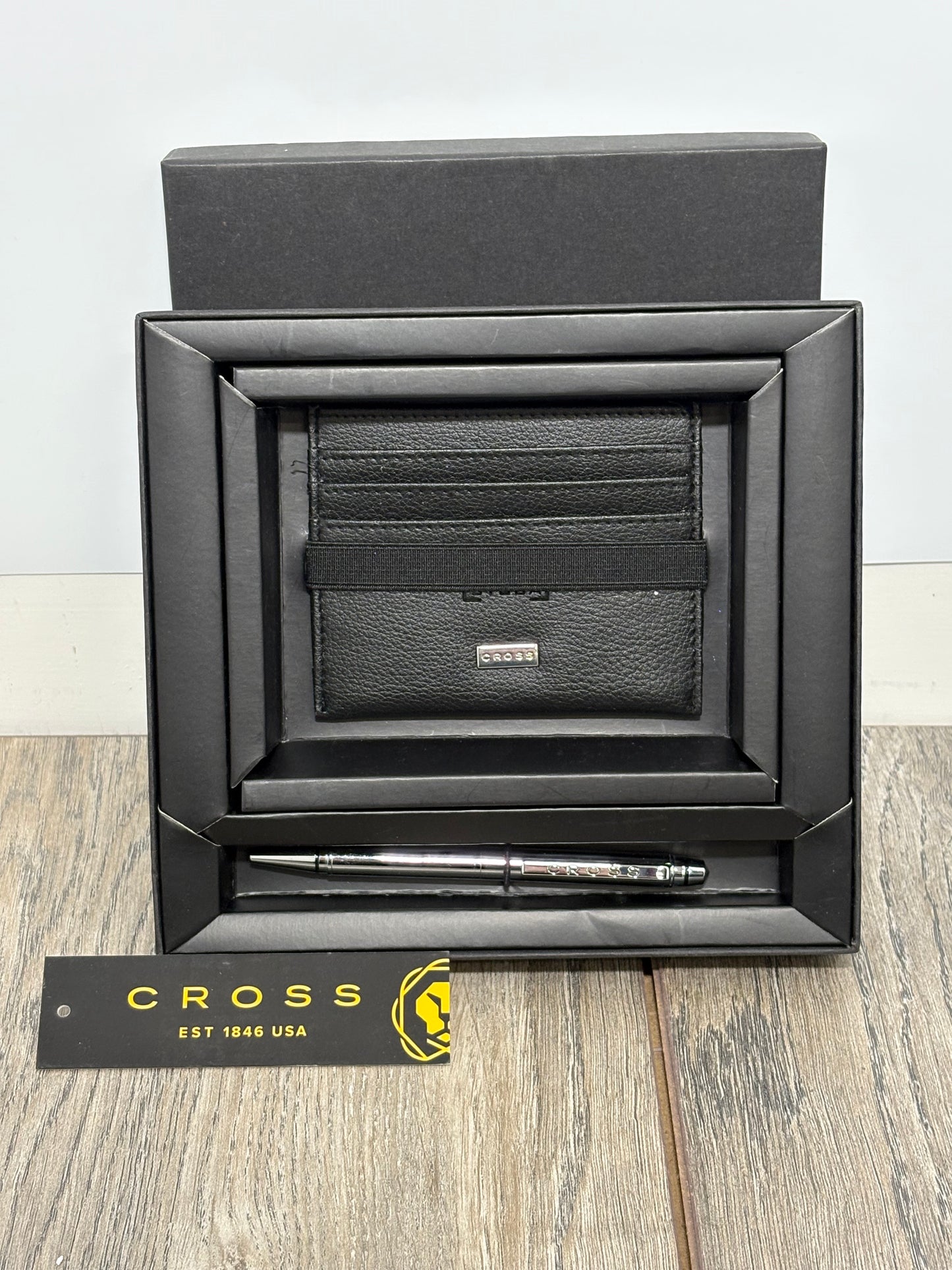 Cross Coventry Ballpoint Pen and Leather Wallet Gift Set